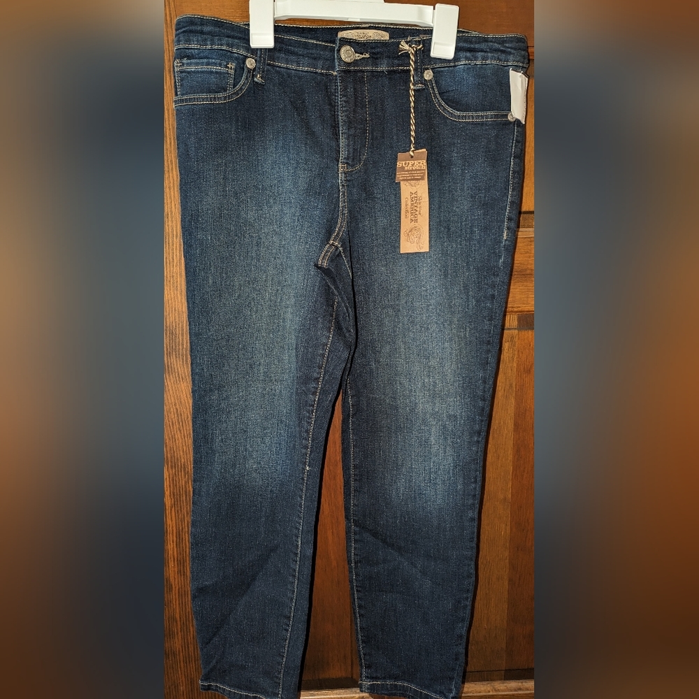 Nine West Vintage America Collection Matchstick Skinny Jeans Size 31/12r